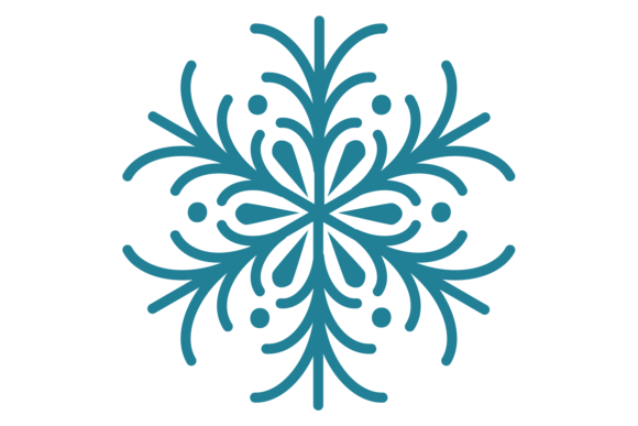 Download Ornate Snowflake. Winter Design Element. - Element Collection