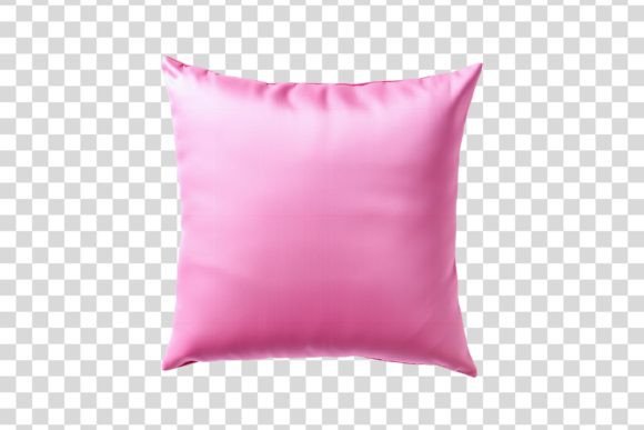 Download #117 Pink Silk Pillow Isolated Element - Element Collection