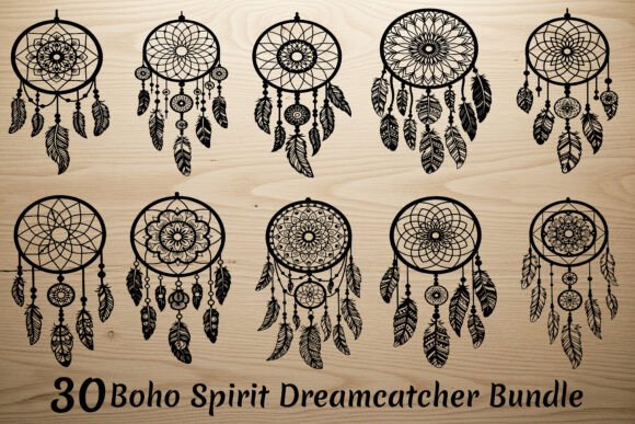 Download 30 Boho Spirit Dreamcatcher Bundle - Dreamcatcher bundle Collection