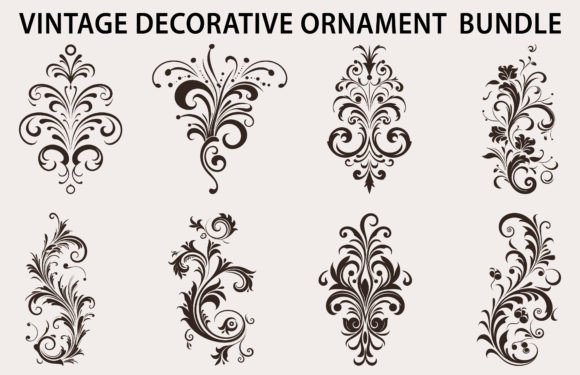 Download Vintage Typographic Design Element Set - Element Collection