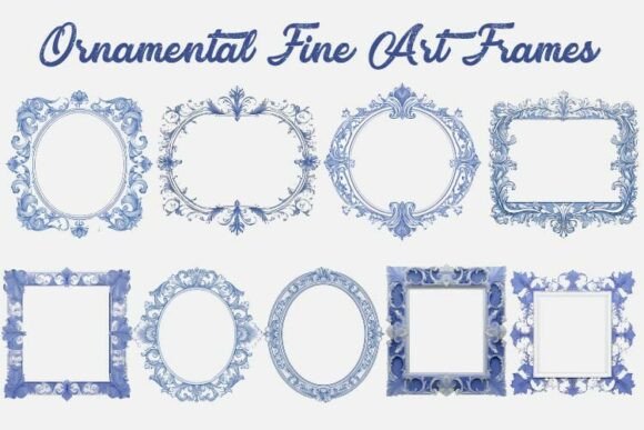 Download Ornamental Art Frames Vintage Style - Frame Collection