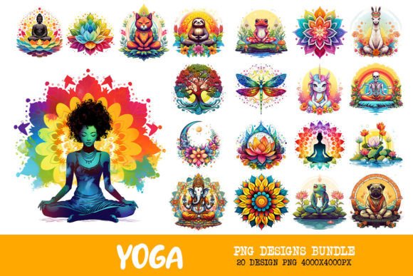 Download Spiritual Yoga Art Collection - Collection Collection