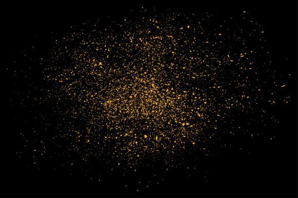 Download Gold Glitter Confetti Design Element - Element Collection