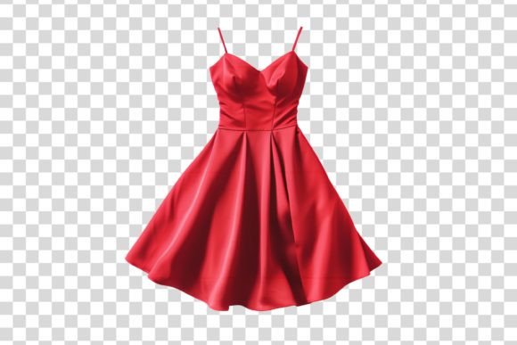 Download #102 Little Red Dress Isolated Element - Element Collection