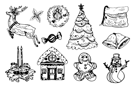 Download About Christmas Decorative Elements Set. - Element Collection