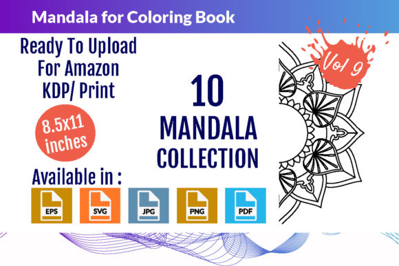 Download Mandalas for Coloring Book Vol - 09 - Mandalas Collection