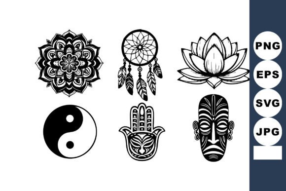 Download Spiritual Symbols Mandala Dreamcatcher L - Symbol Collection